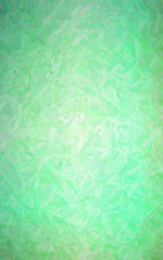 Illustration of Vertical green Oil Paint with bristie brush background.