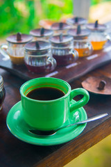 Kopi Luwak is the most expensive coffee in the world, also called as Cat Poop Coffee. It has been produced from the coffee beans which has been digested by a certain Indonesian civet cat.