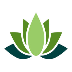 Meditation & Yoga Icon - Lotusblüte