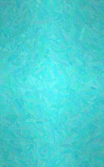 Abstract illustration of Vertical sea seprent  Impasto with large brush background, digitally generated.