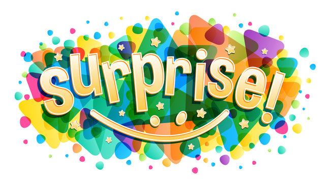 Surprise Word Images Clipart