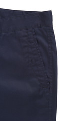 Blue pants detail