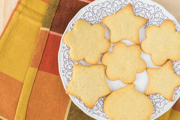 Homemade butter cookies.