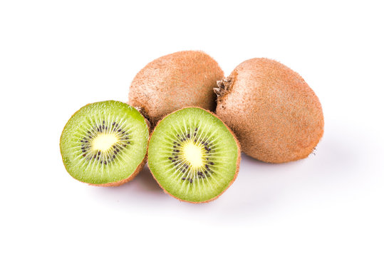 healthy food. Kiwi fruit isolated on white background