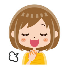 女性　表情　安堵