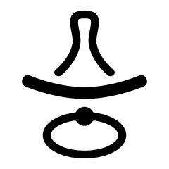 Schwangerschaft & Baby Icon - Schnuller