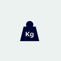 weigh icon, vector illustration. flat icon