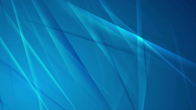 Abstract bright blue shiny stripes tech motion design. Seamless looping. Video animation Ultra HD 4K 3840x2160