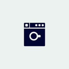 mashing machine icon, vector illustration. flat icon