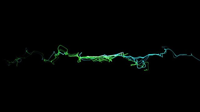 Abstract animated background with audio waveform