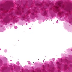 Imitation of watercolor stains