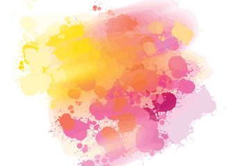 hand-drawn colors splashes background
