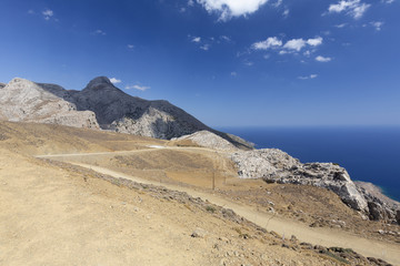 Schotterpiste nach Agios Ioannis im Süden von Kreta