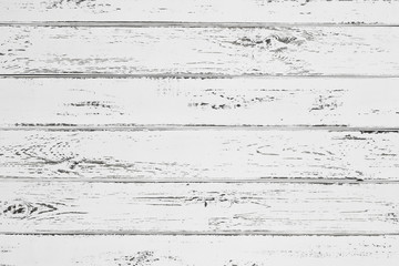 Abstract rustic surface white wood table texture background. Close up of rustic wooden wall