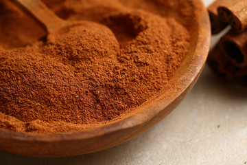 Cinnamon spice close-up