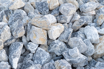 Limestone for construction in quarry