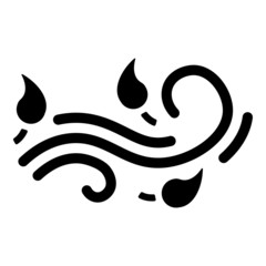 Naklejka premium Icon - Herbstwind