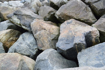 Sea Wall Rocks