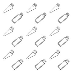 Hacksaw and saw pattern background in black and white