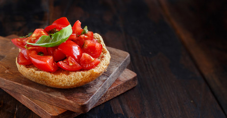 Frisella seasoned with tomatoes and herbs