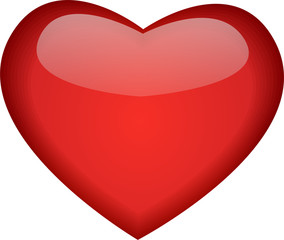 Heart red,drawing on valentine day, declaration of love