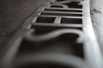 Metal Typographic Sculpture