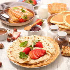 crepe, pancake and waffle collection