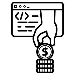 Rent Recurring Payment vector icon