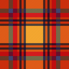 Tartan fabric texture