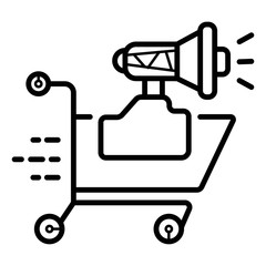 shopping icon vector
