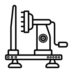 Meat Slicer icon vector illustration