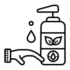 Wash hands icon vector illustration