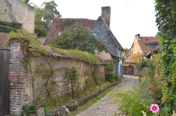 Fototapeta na wymiar Gerberoy village de l'Oise