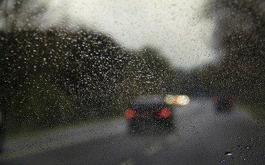 Rain and Cars