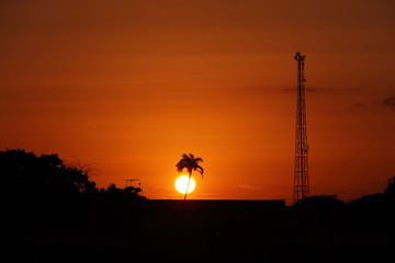 Sunset ecuatorial