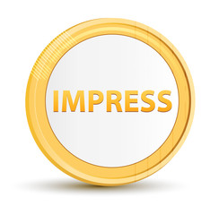 Impress gold round button
