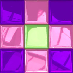 Fototapeta premium Daisy Tile Design Element, Photo Realistic Rendering (16 bit color with alpha channel)