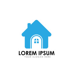 home care logo design template. home vector icon