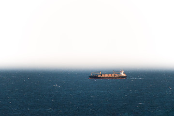 cruise ship in the sea