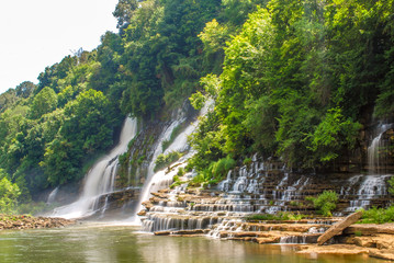 waterfall in the park