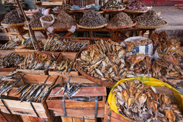 Buwad, bulad, dried fish, art of drying fish, Filipino food, Cebu City, Philippines, 