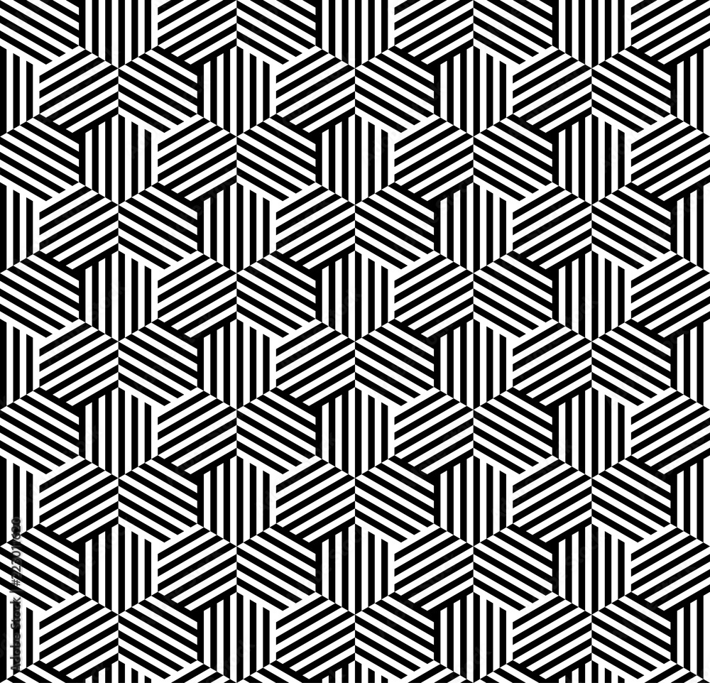 Aufkleber geometric seamless pattern. vector illustration. modern pattern.