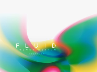 Background abstract - liquid colors wave flow