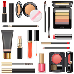 Vector Professional Makeup Cosmetics