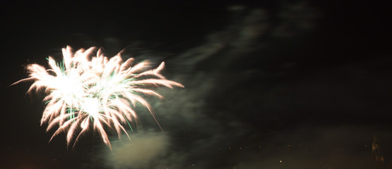 fireworks, new year