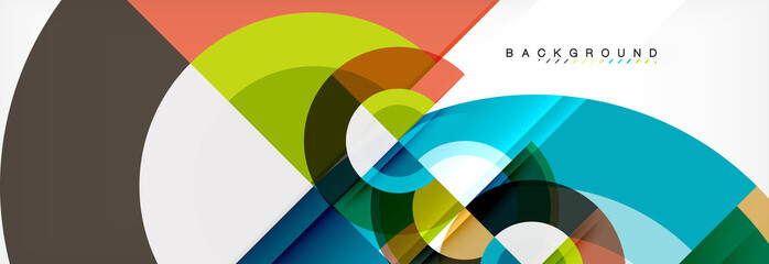 Obraz premium Wektorowy kółkowy abstrakcjonistyczny tło