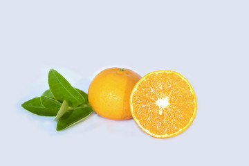 Orange isolated on white background. Full depth of field with clipping path.