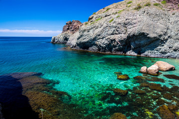 Black sea coast lagoon. Paradise lagoon. Beautiful bay. Pure still water. © Dmitriy Kandinskiy