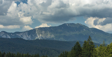 Plakat view of the Inner Eastern Carpathians, Romania
