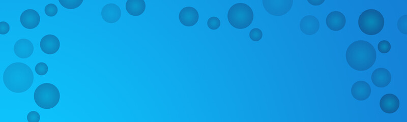 Website element with blue bubbles for page design with modern background div.  Contemporary design.
